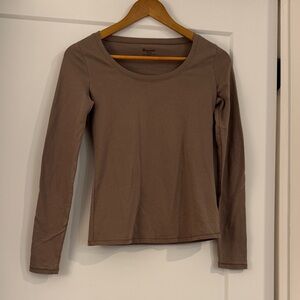 No Boundaries Dark Purple Long Sleeve Tee